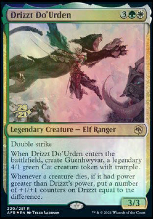 Drizzt Do'Urden [Dungeons & Dragons: Adventures in the Forgotten Realms Prerelease Promos] | Golgari Games