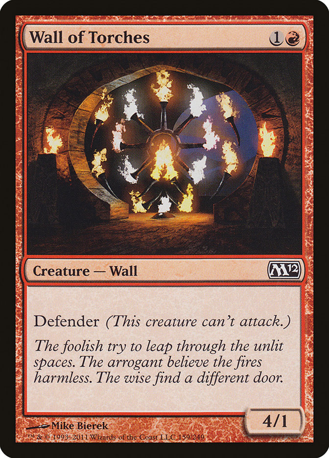 Wall of Torches [Magic 2012] | Golgari Games