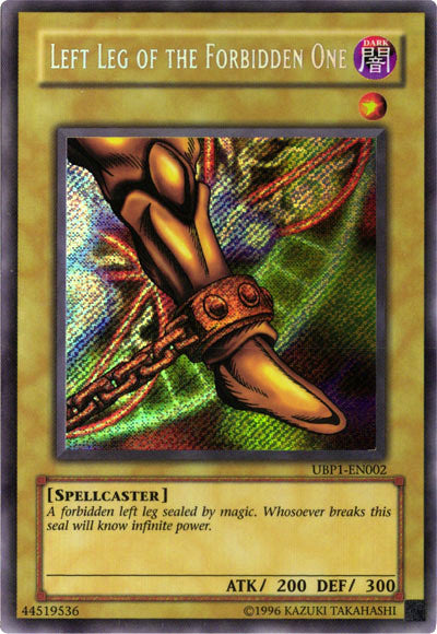 Left Leg of the Forbidden One [UBP1-EN002] Secret Rare | Golgari Games