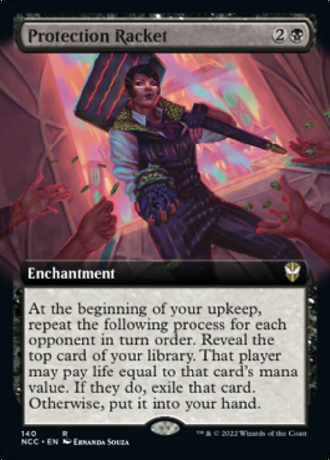 Protection Racket (Extended Art) [Streets of New Capenna Commander] | Local Legends