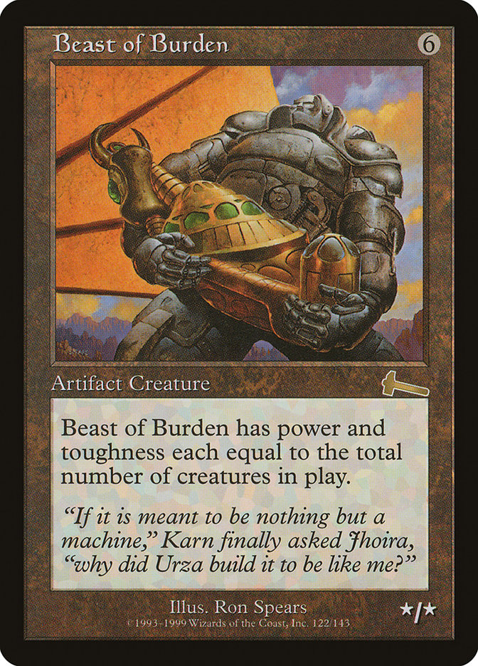 Beast of Burden [Urza's Legacy] | Golgari Games