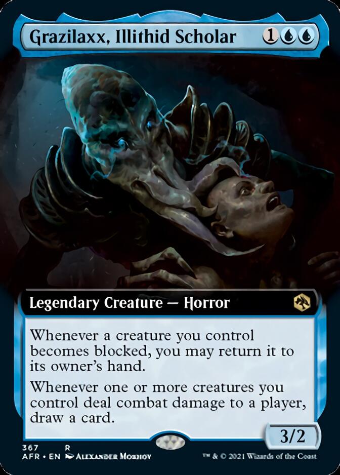 Grazilaxx, Illithid Scholar (Extended Art) [Dungeons & Dragons: Adventures in the Forgotten Realms] | Local Legends