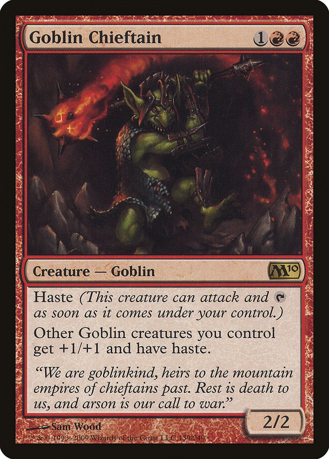 Goblin Chieftain [Magic 2010] | Golgari Games