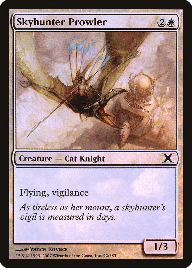 Skyhunter Prowler (Premium Foil) [Tenth Edition] | Local Legends