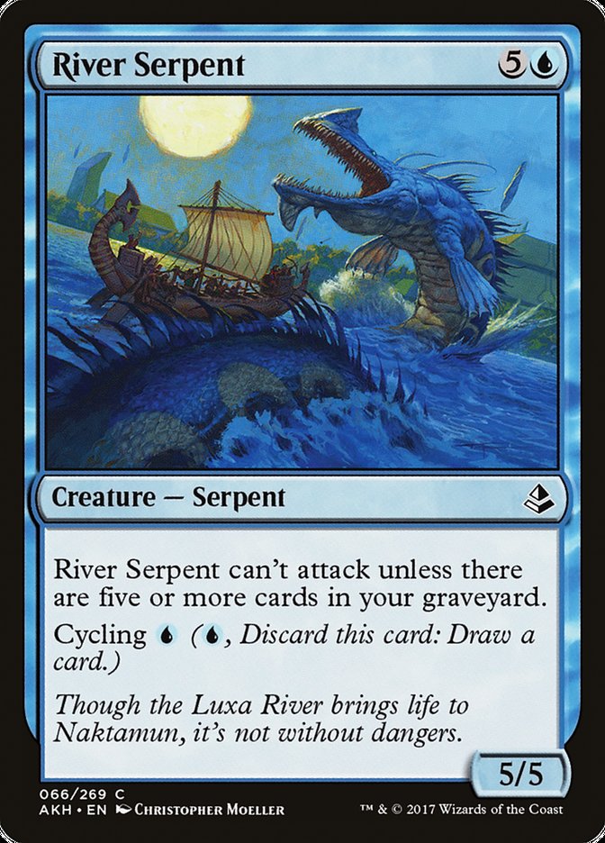 River Serpent [Amonkhet] | Golgari Games