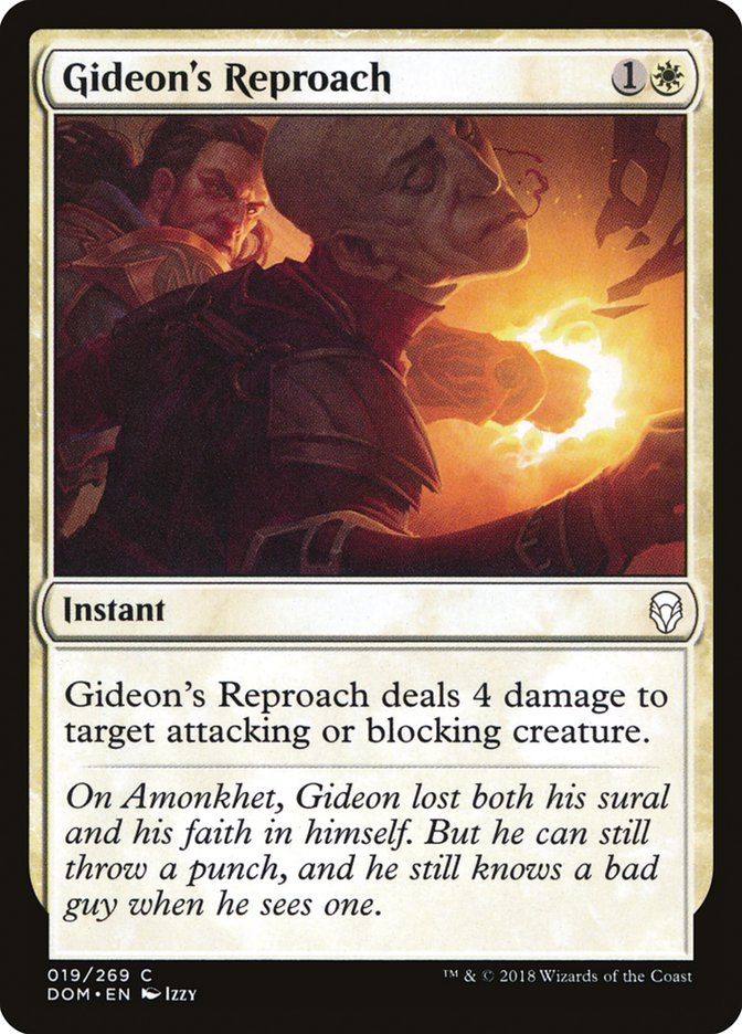 Gideon's Reproach [Dominaria] | Local Legends