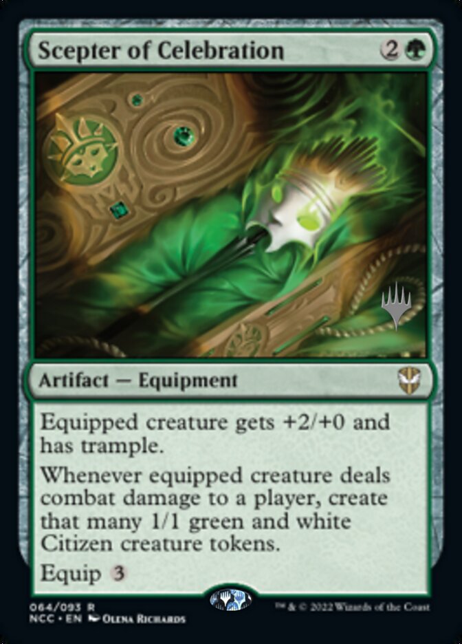 Scepter of Celebration (Promo Pack) [Streets of New Capenna Commander Promos] | Golgari Games