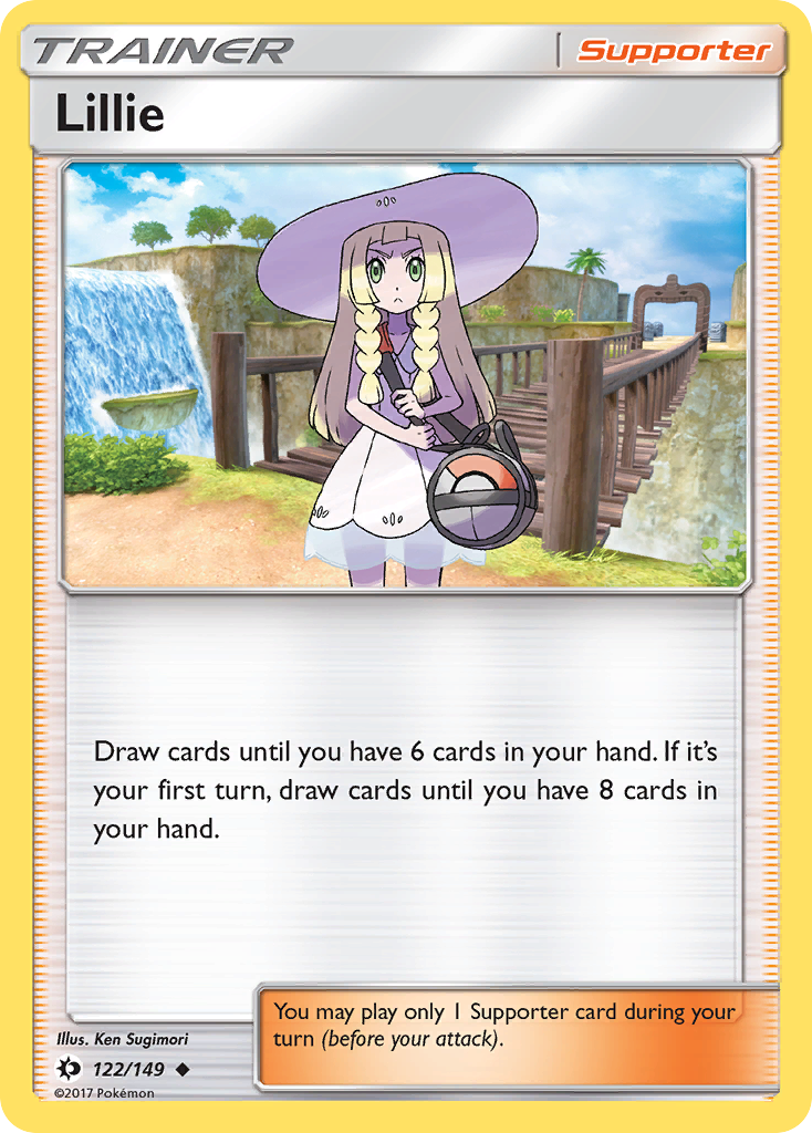 Lillie (122/149) [Sun & Moon: Base Set] | Golgari Games