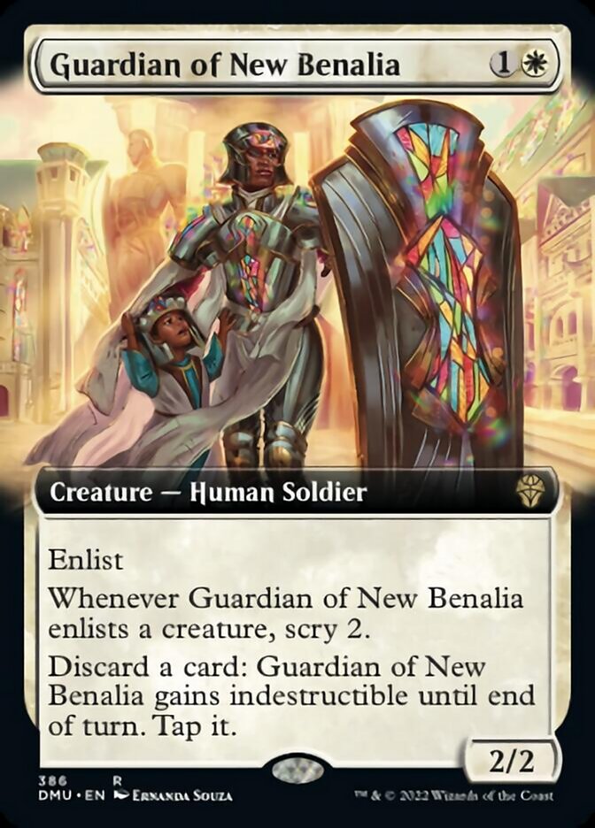 Guardian of New Benalia (Extended Art) [Dominaria United] | Local Legends