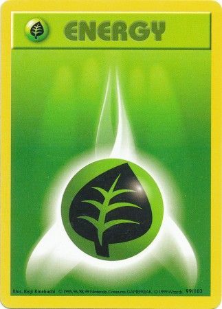 Grass Energy (99/102) [Base Set Shadowless Unlimited] | Golgari Games