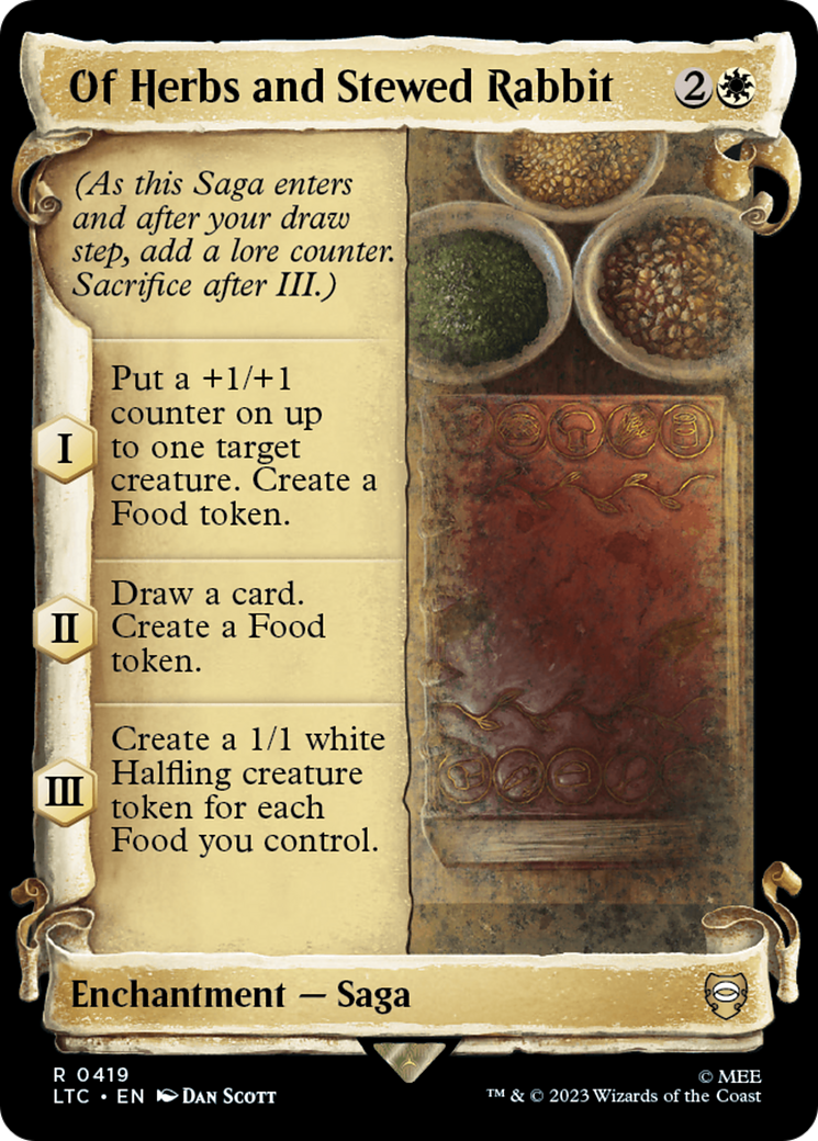Of Herbs and Stewed Rabbit [The Lord of the Rings: Tales of Middle-Earth Commander Showcase Scrolls] | Local Legends