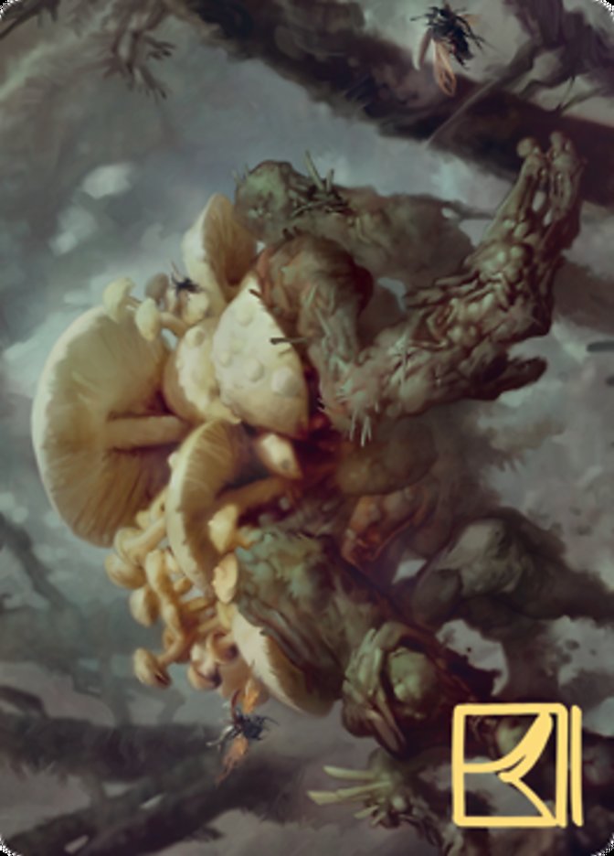 Swarm Shambler Art Card (Gold-Stamped Signature) [Zendikar Rising Art Series] | Local Legends