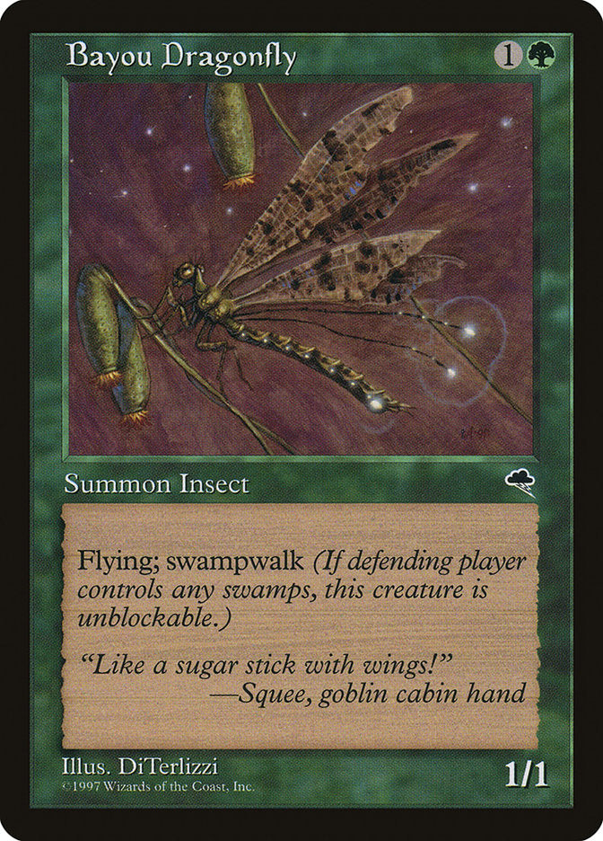 Bayou Dragonfly [Tempest] | Golgari Games