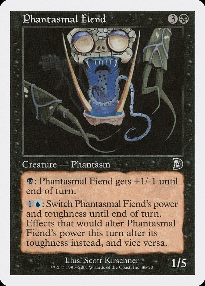 Phantasmal Fiend (Black Background) [Deckmasters] | Local Legends