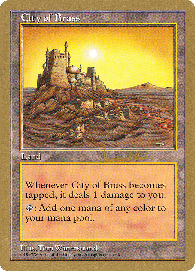 City of Brass (Janosch Kuhn) [World Championship Decks 1997] | Golgari Games