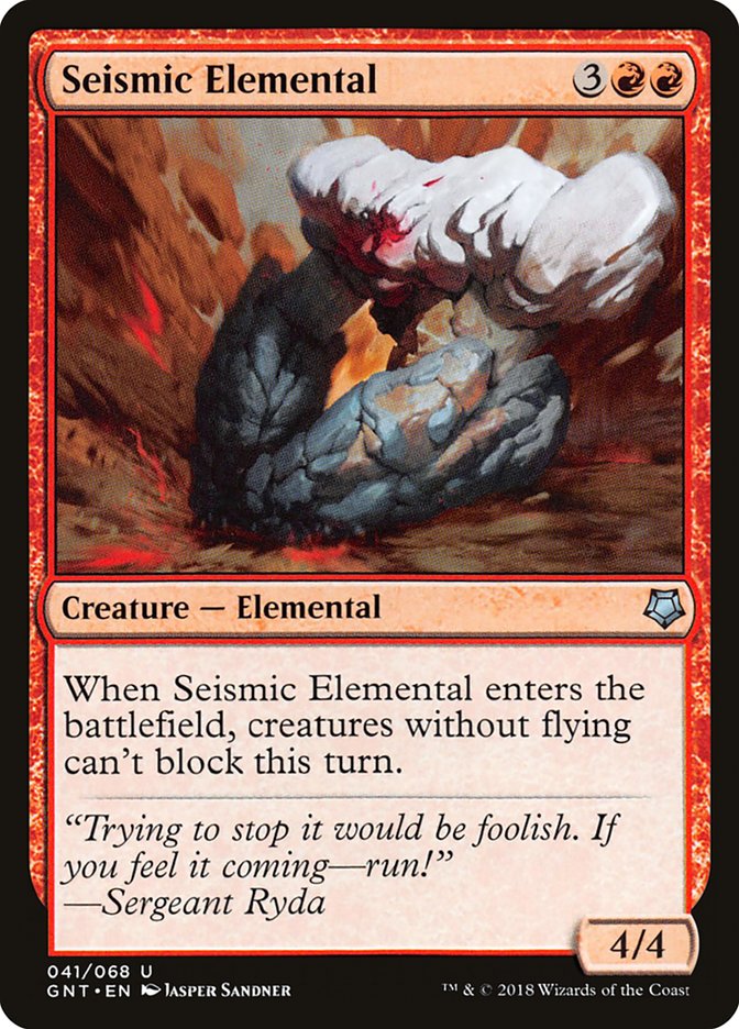 Seismic Elemental [Game Night 2018] | Local Legends