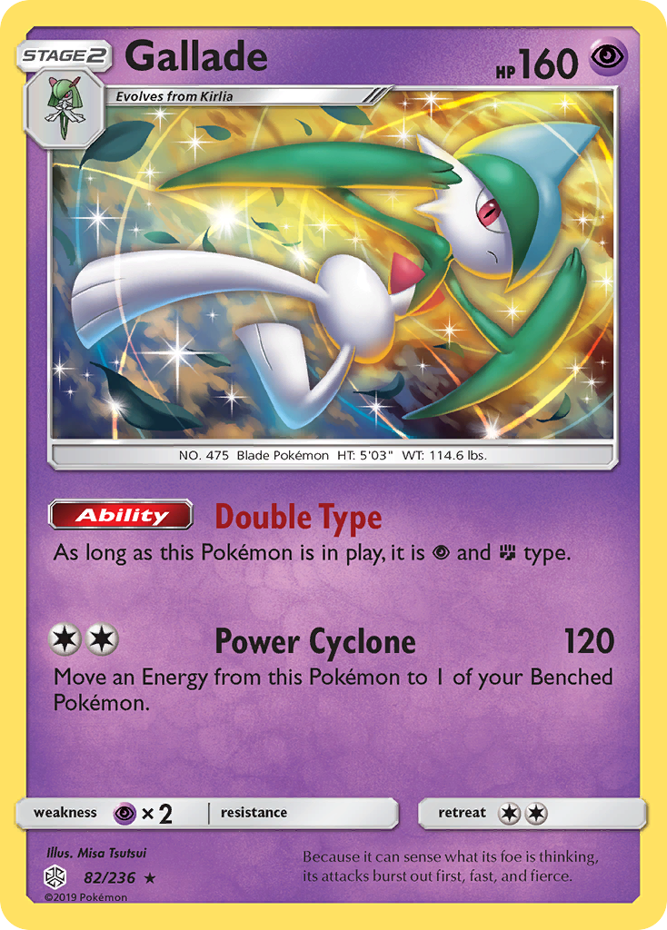 Gallade (82/236) [Sun & Moon: Cosmic Eclipse] | Golgari Games