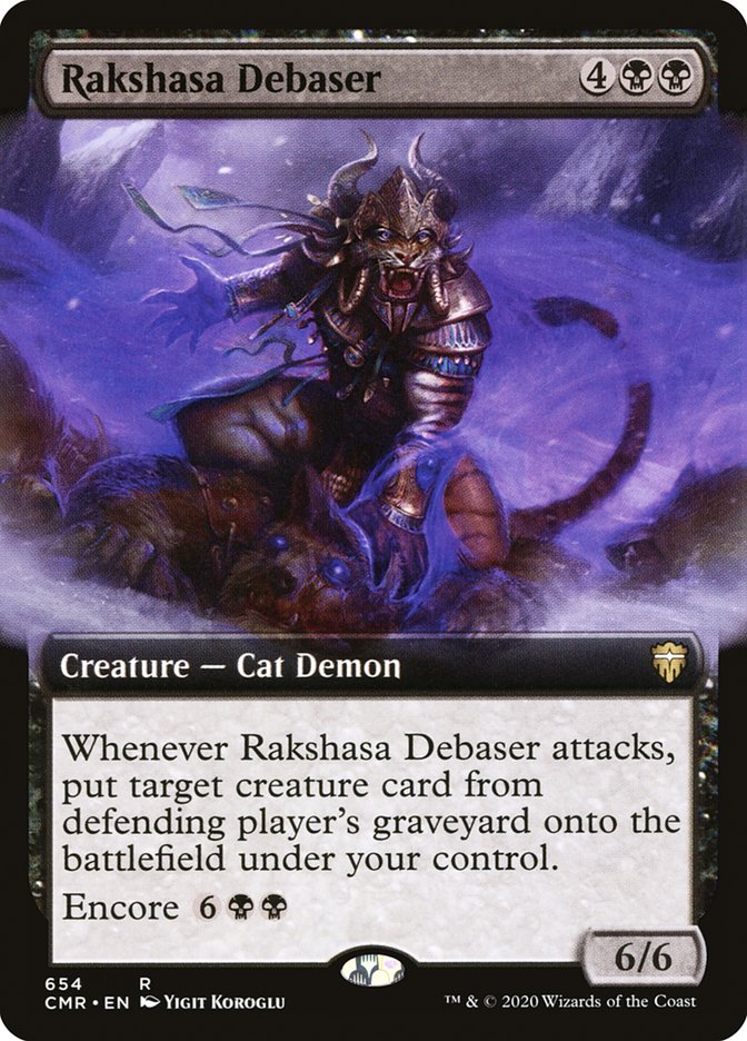 Rakshasa Debaser (Extended Art) [Commander Legends] | Golgari Games