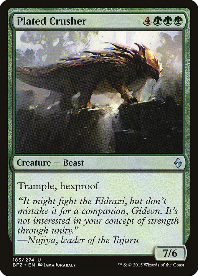 Plated Crusher [Battle for Zendikar] | Local Legends