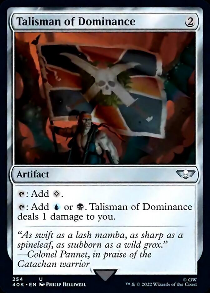 Talisman of Dominance (254) (Surge Foil) [Universes Beyond: Warhammer 40,000] | Local Legends