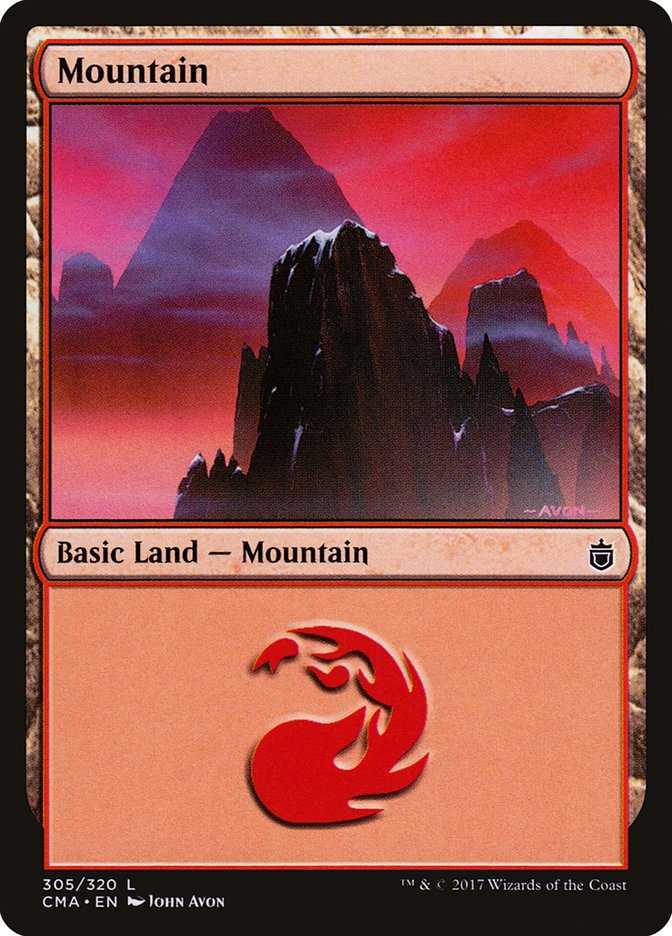 Mountain (305) [Commander Anthology] | Local Legends