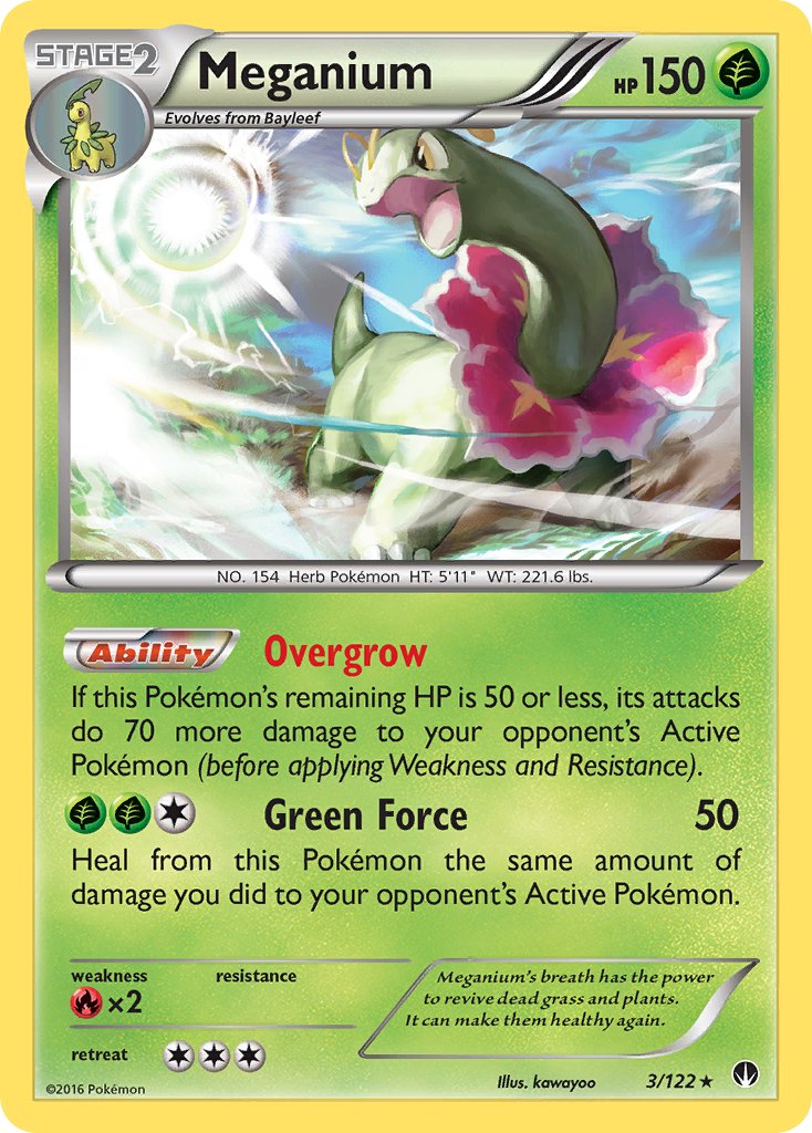 Meganium (3/122) [XY: BREAKpoint] | Golgari Games