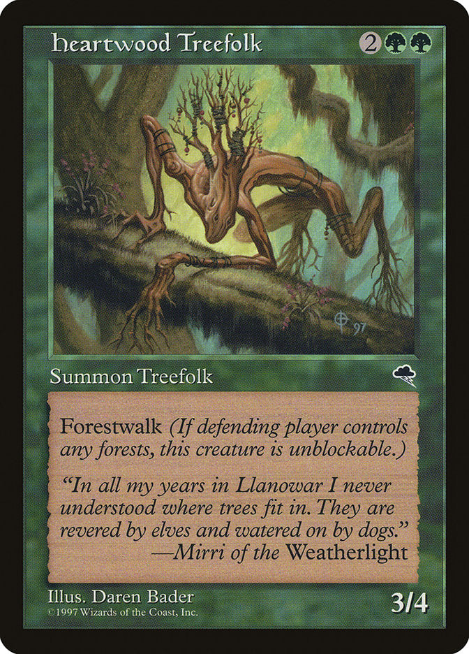 Heartwood Treefolk [Tempest] | Golgari Games