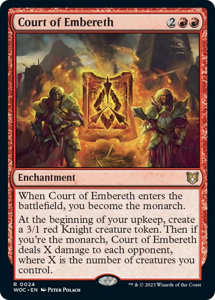 Court of Embereth [Wilds of Eldraine Commander] | Golgari Games