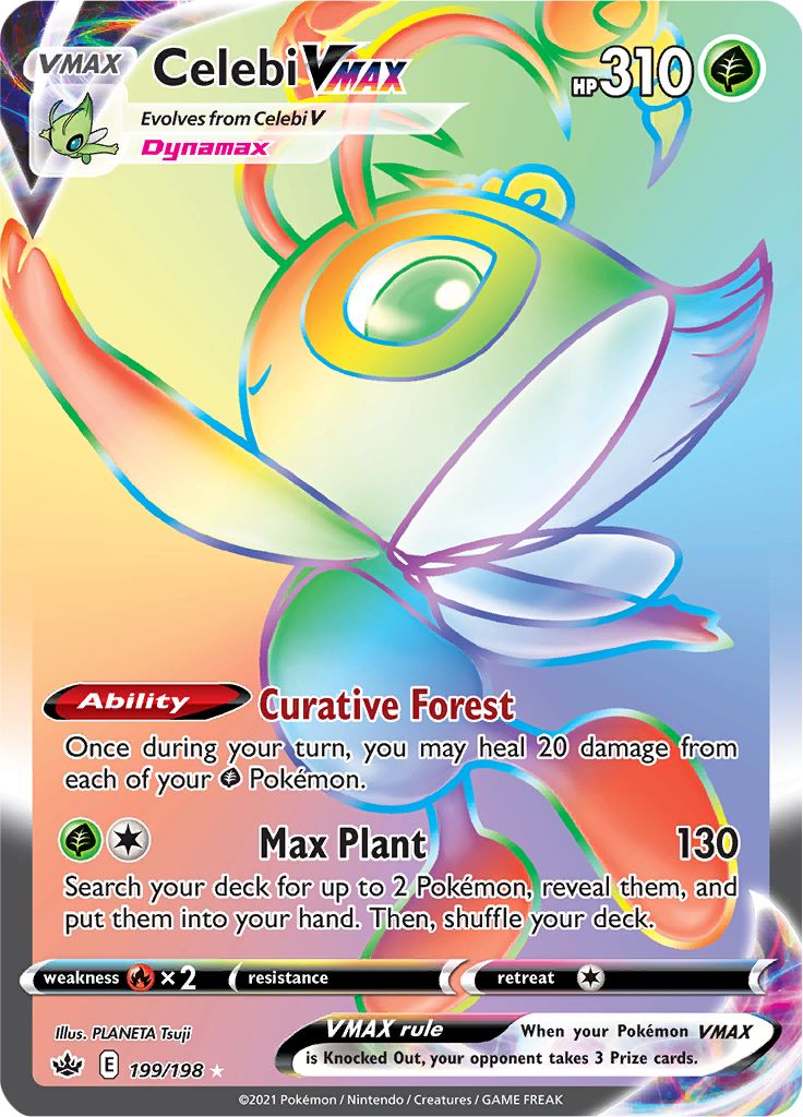 Celebi VMAX (199/198) [Sword & Shield: Chilling Reign] | Golgari Games