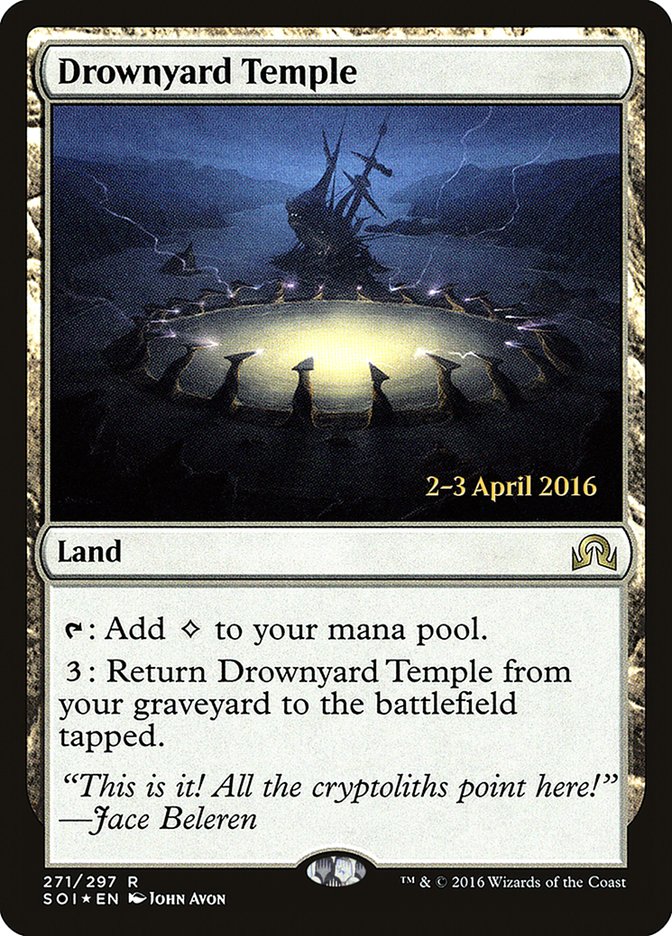 Drownyard Temple [Shadows over Innistrad Prerelease Promos] | Local Legends