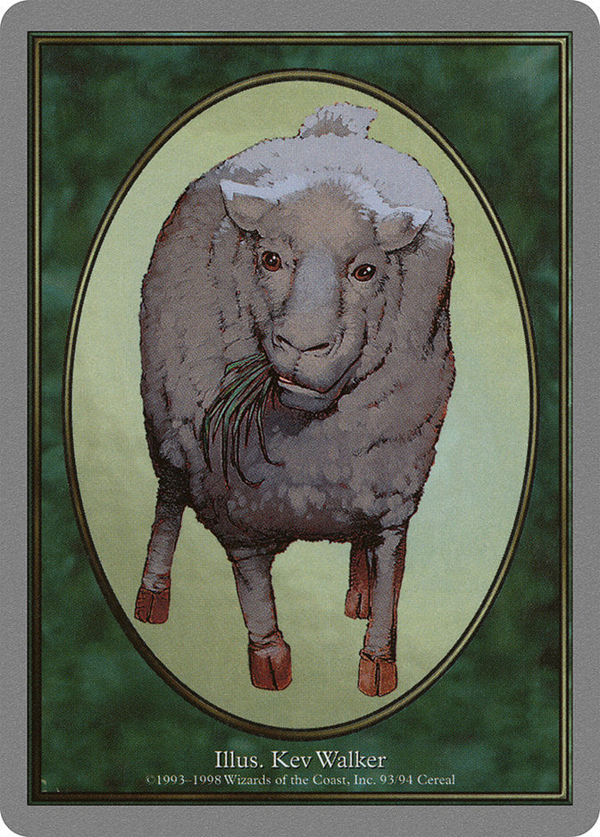 Sheep Token [Unglued Tokens] | Local Legends