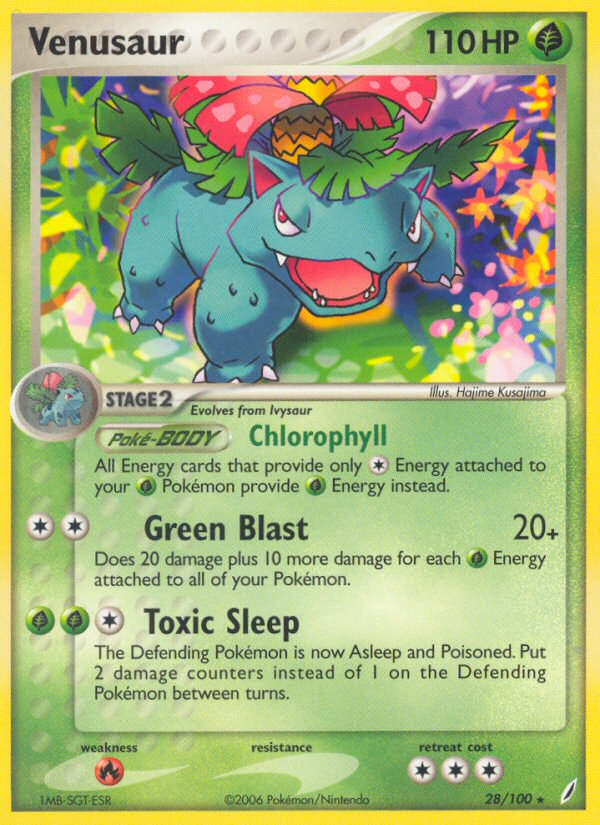 Venusaur (28/100) [EX: Crystal Guardians] | Golgari Games