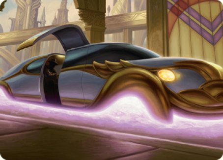 Mysterious Limousine Art Card [Streets of New Capenna Art Series] | Golgari Games