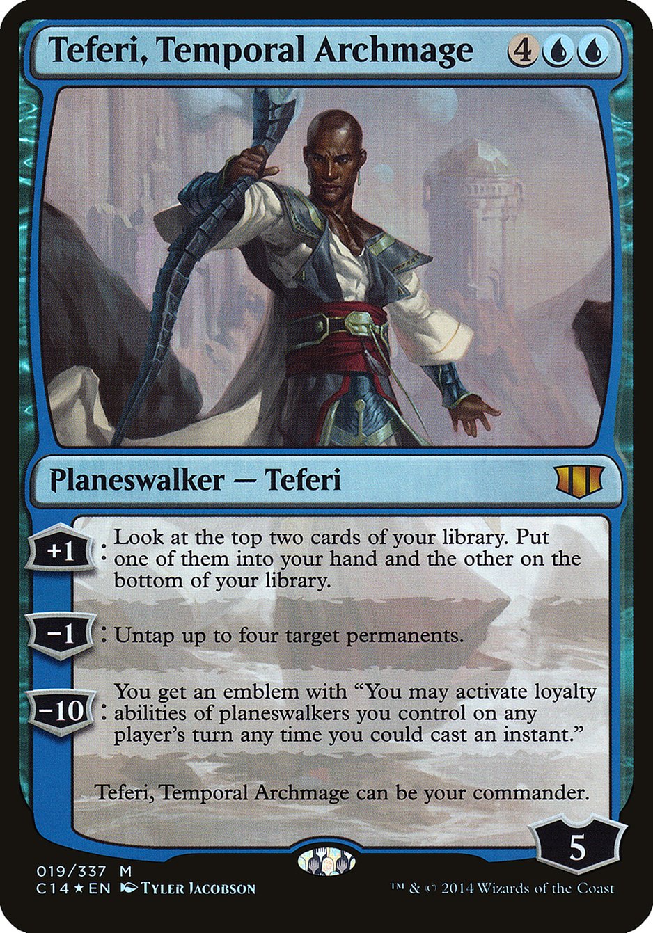 Teferi, Temporal Archmage (Oversized) [Commander 2014 Oversized] | Golgari Games