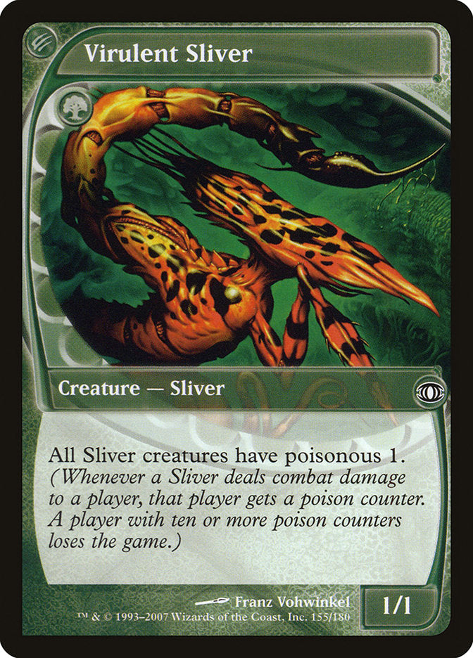 Virulent Sliver [Future Sight] | Golgari Games