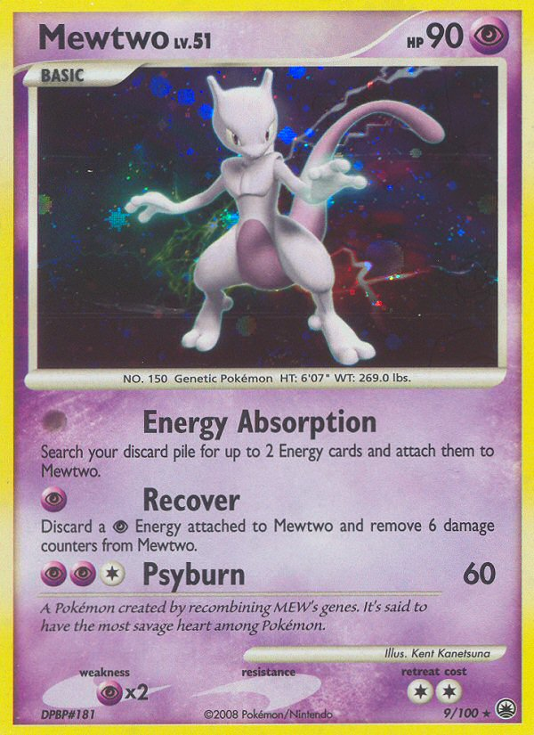 Mewtwo (9/100) [Diamond & Pearl: Majestic Dawn] | Golgari Games