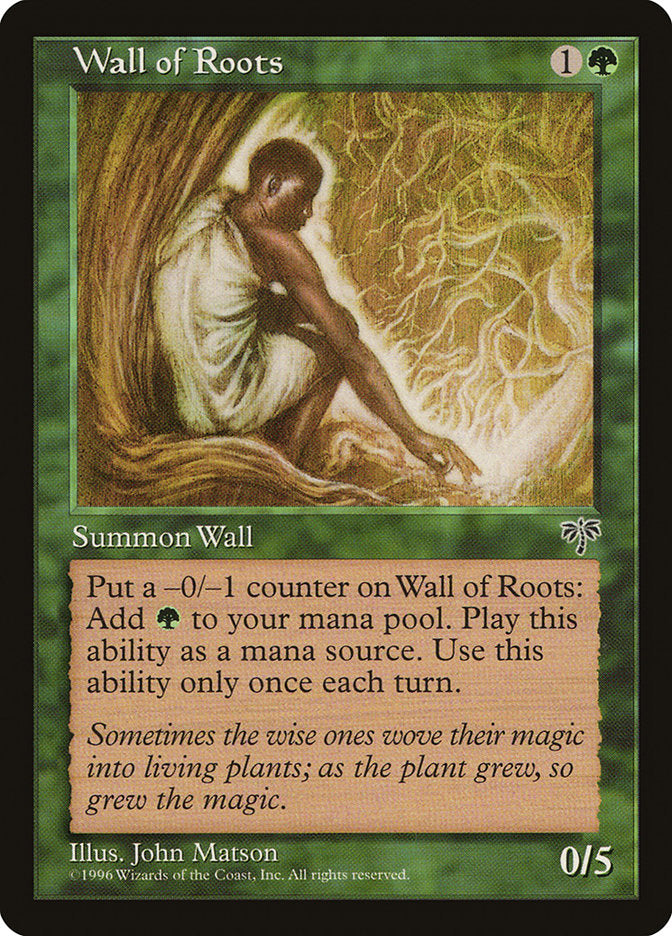 Wall of Roots [Mirage] | Golgari Games