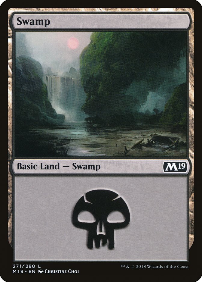 Swamp (271) [Core Set 2019] | Golgari Games