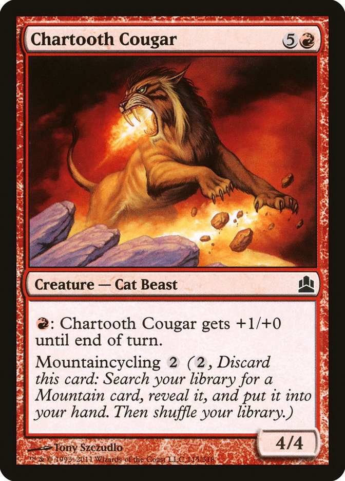 Chartooth Cougar [Commander 2011] | Local Legends