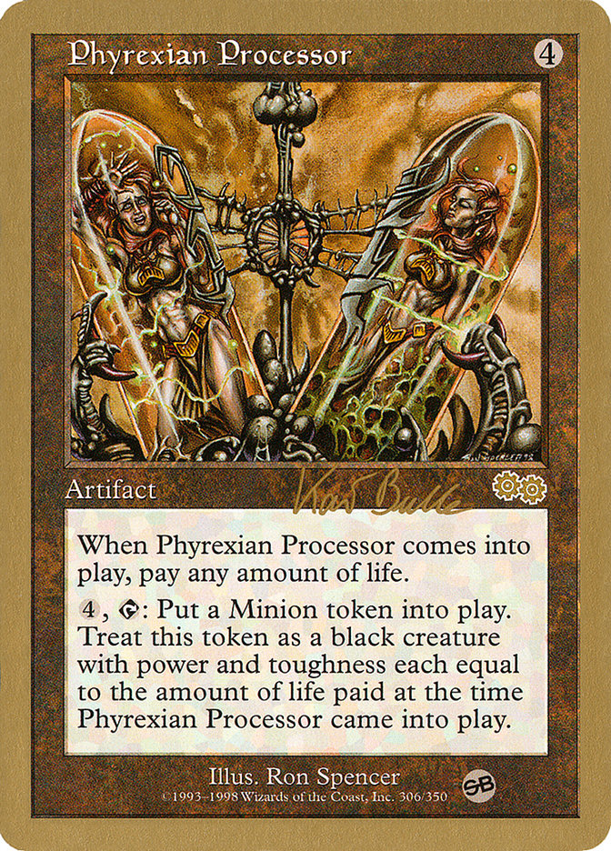 Phyrexian Processor (Kai Budde) (SB) [World Championship Decks 1999] | Local Legends