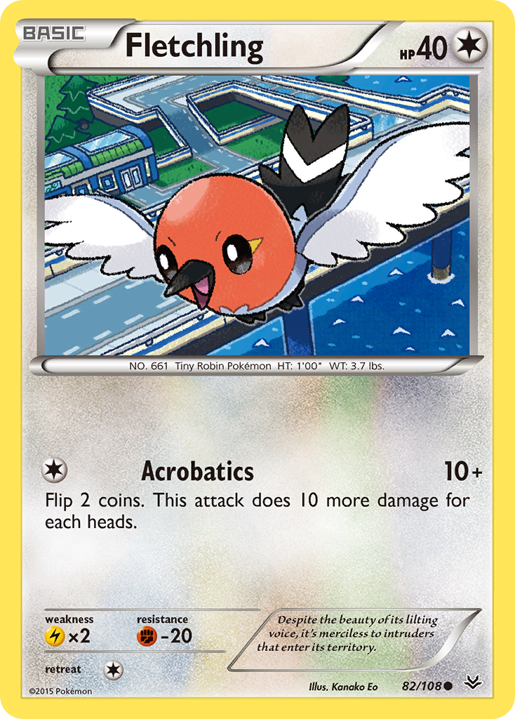 Fletchling (82/108) [XY: Roaring Skies] | Golgari Games