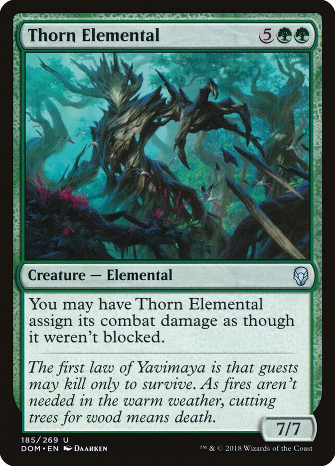 Thorn Elemental [Dominaria] | Golgari Games