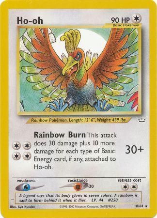 Ho-oh (18/64) [Neo Revelation Unlimited] | Golgari Games