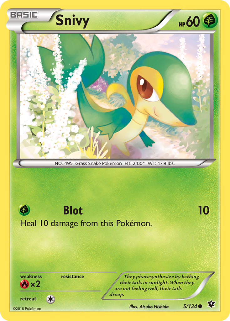 Snivy (5/124) [XY: Fates Collide] | Golgari Games