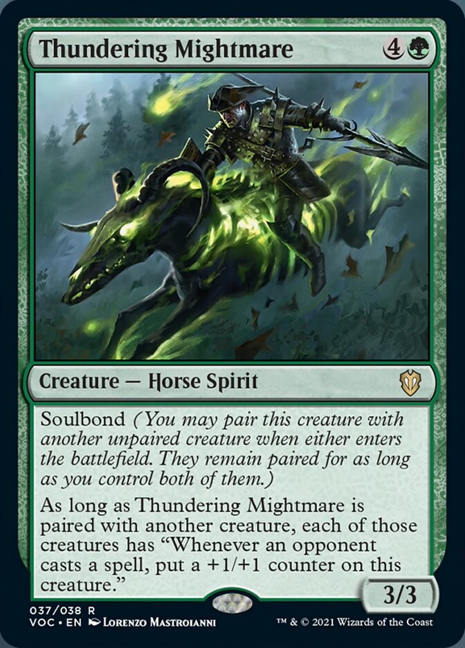 Thundering Mightmare [Innistrad: Crimson Vow Commander] | Golgari Games