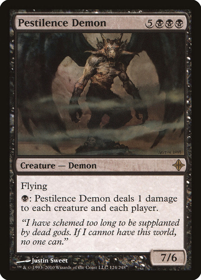 Pestilence Demon [Rise of the Eldrazi] | Golgari Games