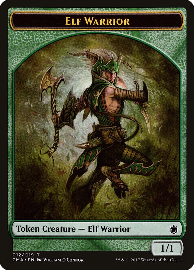 Elf Warrior Token [Commander Anthology Tokens] | Local Legends