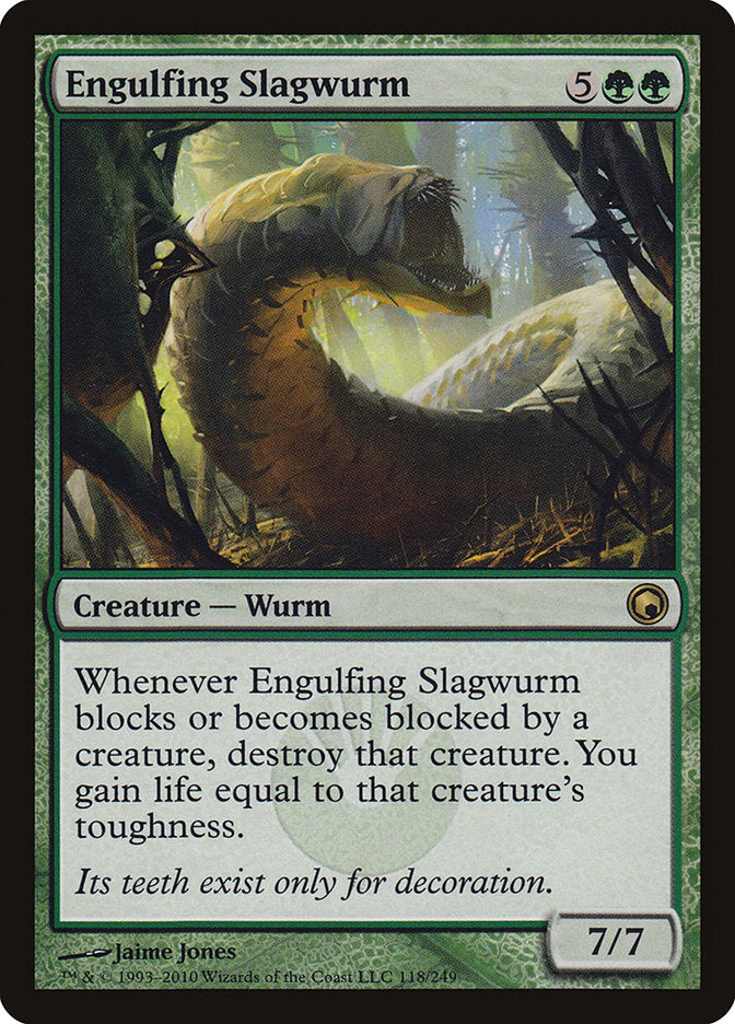 Engulfing Slagwurm [Scars of Mirrodin] | Golgari Games