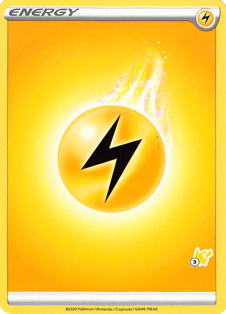 Lightning Energy (Pikachu Stamp #3) [Battle Academy 2022] | Local Legends