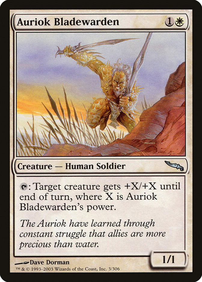 Auriok Bladewarden [Mirrodin] | Golgari Games